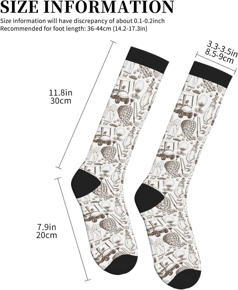 bassyil Compression Socks for Women & Men Circulation 15-20 mmHg Knee High Best Support for Nurses Travel Running Athletic - Image 4